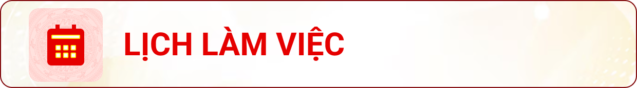 Lịch làm việc