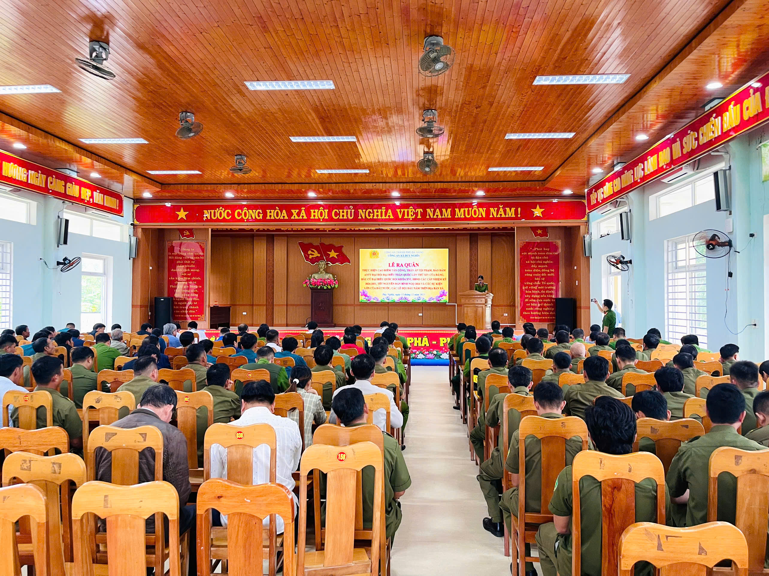 Công an xã Duy Nghĩa ra quân tấn công, trấn áp tội phạm, bảo đảm an ninh, trật tự trên địa bàn