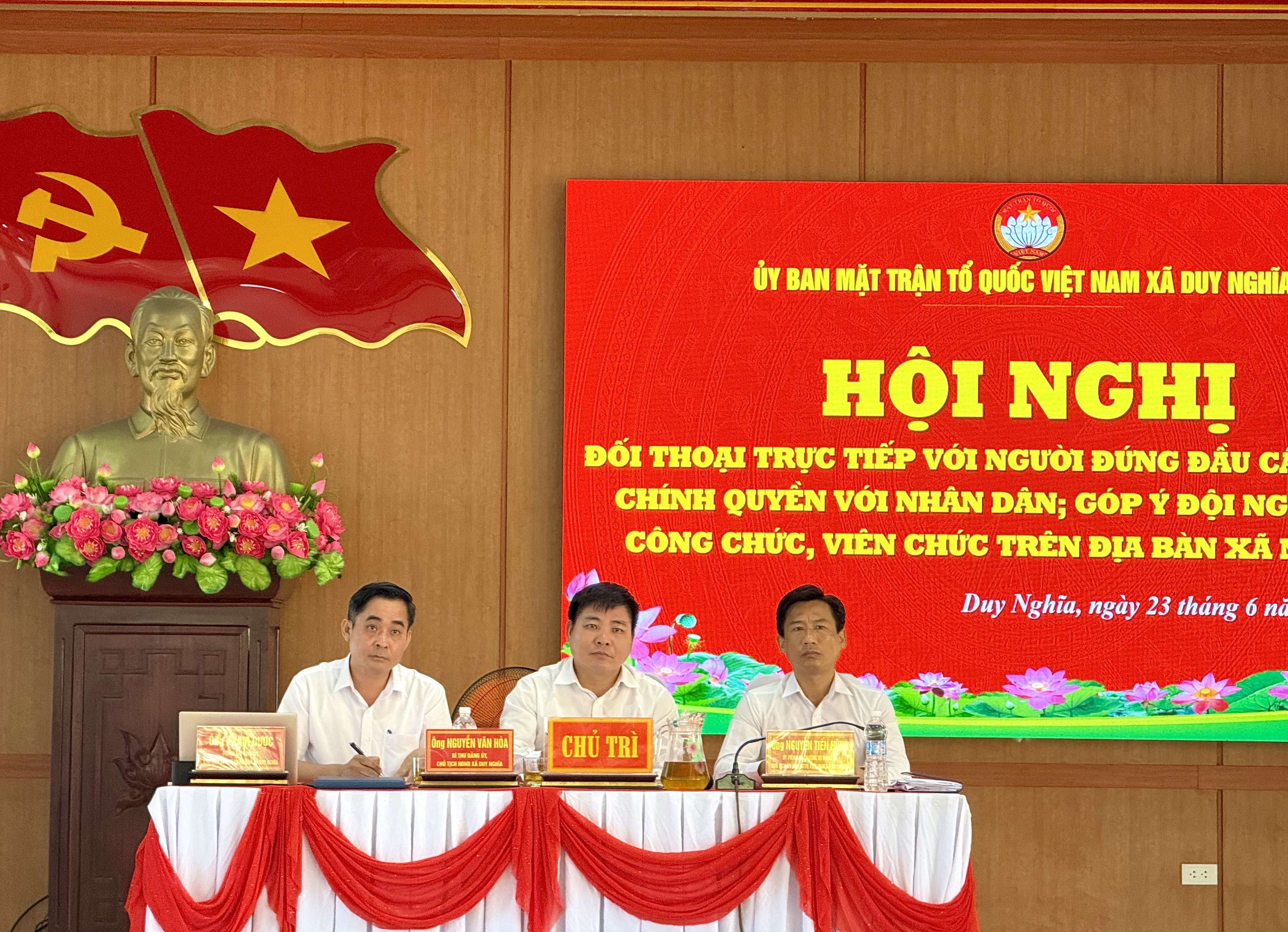 Hội nghị đối thoại giữa người đứng đầu cấp ủy Đảng, chính quyền với Nhân dân năm 2026