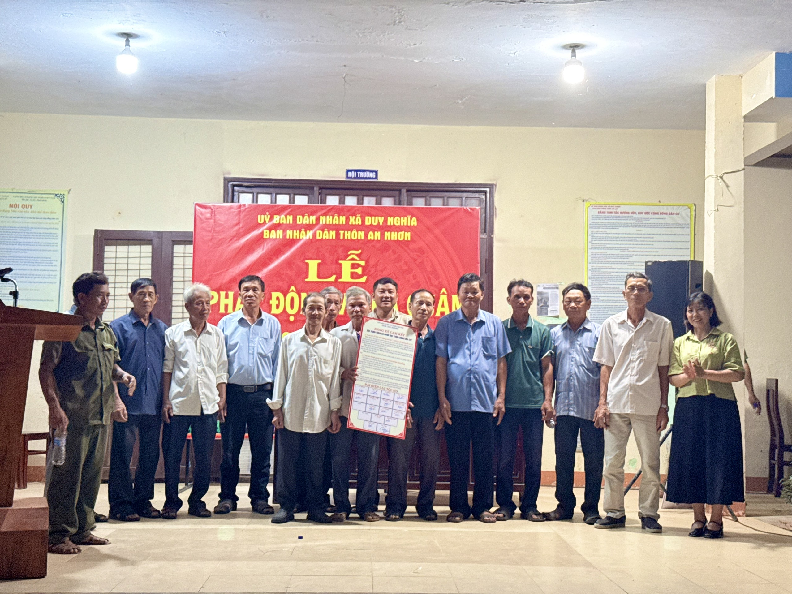 An Nhơn phát động xây dựng khu dân cư không ma túy